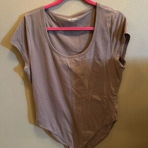 Old Navy Women's Taupe Bodysuit